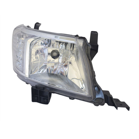 Pair of Head Light Lamp Fit For Toyota Hilux 2011-2015 2WD 4WD Ute Chrome LH+RH HL-TA013 - Machter