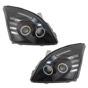 Smoke Angel Eye LED Headlights Fit For Toyota Prado 120 Series 02-09 Pair HL-TA016 - Machter