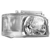 Pair Head Light Lamp Chrome Fit For Toyota Hiace TRH KDH Van Bus 2005~2010 HL-TA018 - Machter