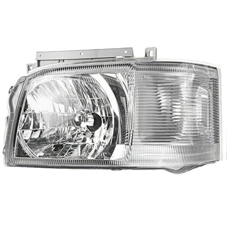 Pair Head Light Lamp Chrome Fit For Toyota Hiace TRH KDH Van Bus 2005~2010 - Machter