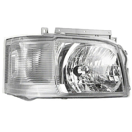 Pair Head Light Lamp Chrome Fit For Toyota Hiace TRH KDH Van Bus 2005~2010 - Machter