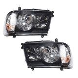 Pair Angel Eyes Head Lights Fit For Toyota Landcruiser 100 Series 2005-2007 HL-TA019 - Machter