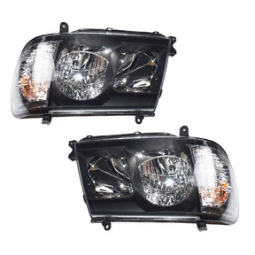 Pair Angel Eyes Head Lights Fit For Toyota Landcruiser 100 Series 2005-2007 HL-TA019 - Machter