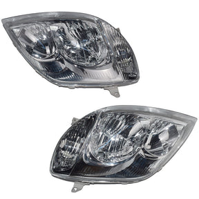 Pair Head Light Lamp Fit For Toyota Corolla ZZE122 Sedan Wagon 2001-2007 HL-TA020 - Machter