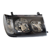 Pair Angel Eye HeadLights Projector Fit For Toyota Landcruiser 100 Series 01/1998-04/2005 HL-TA022 - Machter