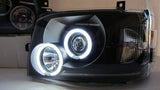 Black CCFL Angel Eyes Projector Headlights Fit For Toyota Hiace Van 2004-2010 HL-TA064LS - Machter