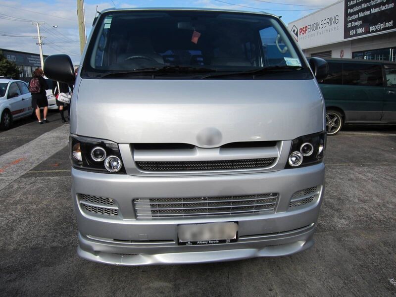 Black CCFL Angel Eyes Projector Headlights Fit For Toyota Hiace Van 2004-2010 HL-TA064LS - Machter