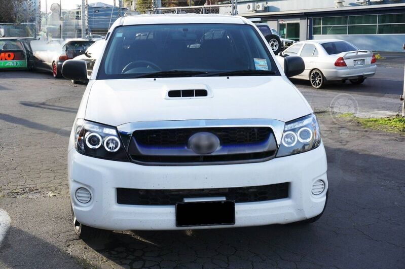 Black CCFL Angel-Eyes Projector Headlights Fit For Toyota Hilux SR5 2005-2010 HL-TA065LS - Machter