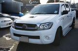 Black CCFL Angel-Eyes Projector Headlights Fit For Toyota Hilux SR5 2005-2010 HL-TA065LS - Machter