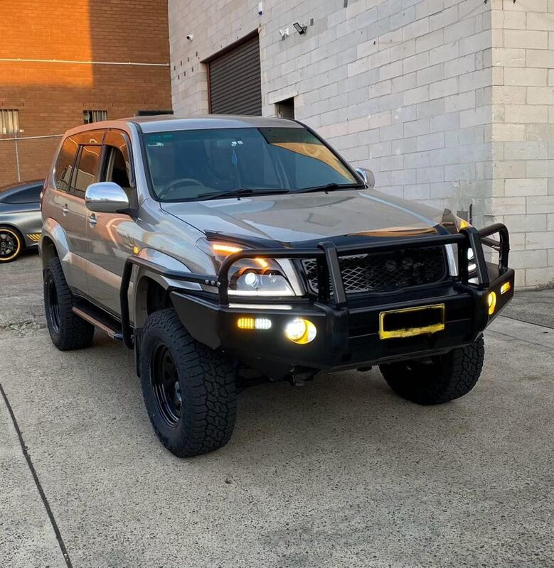 3D LED DRL Dual Projector Head Lights Fit For Toyota Prado FJ120 2003-2009 HL-TA072LS - Machter