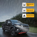 Black LED Projector Headlights Dynamic Indicators Fit For Toyota Hilux Revo 2015-2020 HL-TA073LS - Machter
