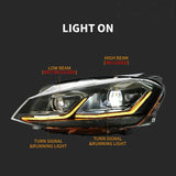 R Style DRL LED Projector Headlights LED Indicator Fit For VW Golf 7 MK7 TDI GTI 2013-2018 HL-VW003LS - Machter