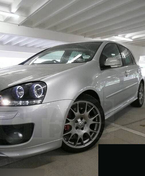 Black LED DRL Angel Eyes Projector Head Lights Fit For VW Golf V TDI GTI 2003-2008 HL-VW023LS - Machter
