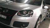CCFL Angel Eyes Black Projector DRL Headlights Fit For VW Golf 5 V TDI /GTI 2003-2008 HL-VW024LS - Machter