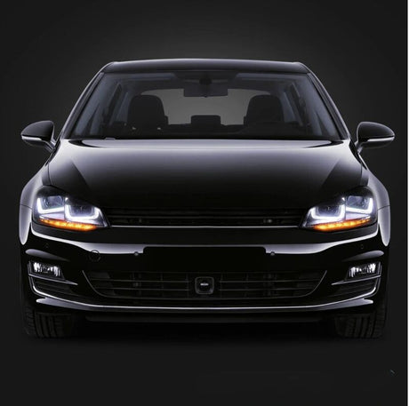 DRL Sequential LED Headlights Fit For Volkswagen VW Golf 6 MK6 GTI TDI 2008-2014 HL-VW025LS - Machter