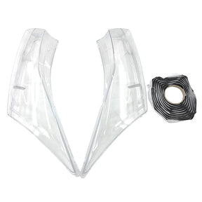 Pair Left + Right Headlight Lens Cover Fit For Holden Chevrolet Cruze 2008-2014 HLC-HLN001 - Machter