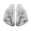 Pair Headlight Lens Cover Fit For Mitsubishi Lancer EX 2008-2016 HLC-MB001 - Machter