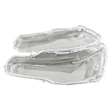 Pair Headlight Lens Cover Fit For Mitsubishi Lancer EX 2008-2016 HLC-MB001 - Machter