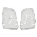 Pair Plastic Headlight Lens Cover Kit Fit For Nissan Patrol GU Y61 2004-2011 HLC-NS001 - Machter