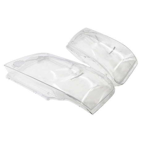 Pair Plastic Headlight Lens Cover Kit Fit For Nissan Patrol GU Y61 2004-2011 HLC-NS001 - Machter