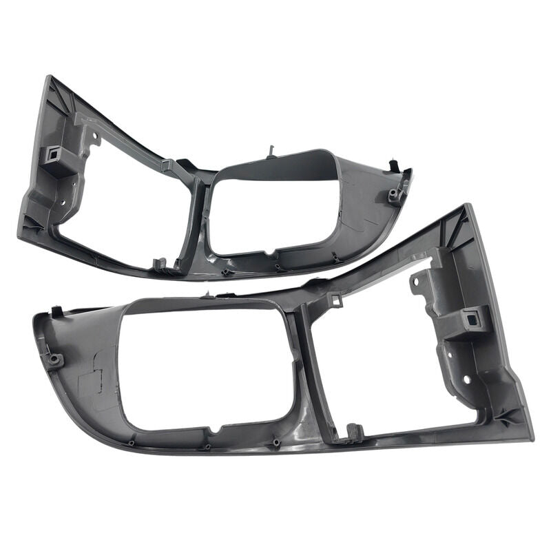 Pair Of Grey Headlight Corner Light Case Rim Fit For Toyota Hiace LH RZH 1998-2005 HLC-TA001 - Machter