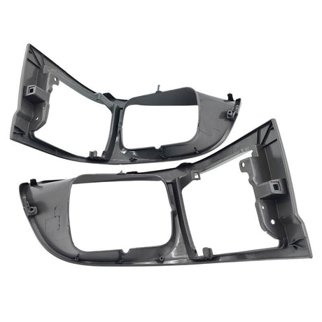 Pair Of Grey Headlight Corner Light Case Rim Fit For Toyota Hiace LH RZH 1998-2005 HLC-TA001 - Machter