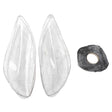 Pair Left & Right Clear Headlight Cover Lens Headlamp Shell Fit For Volvo V40 2013-2016 HLC-VOL001 - Machter