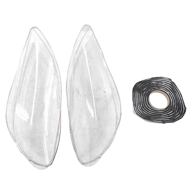 Pair Left & Right Clear Headlight Cover Lens Headlamp Shell Fit For Volvo V40 2013-2016 HLC-VOL001 - Machter