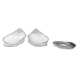 Pair Left & Right Clear Headlight Cover Lens Headlamp Shell Fit For Volvo V40 2013-2016 HLC-VOL001 - Machter