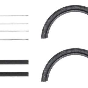 Crankshaft Seal Rear HOLDEN 3.8 V6 RUBBER REAR SEAL HR626R - PERMASEAL