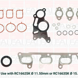 Valve Regrind Set VOLKSWAGEN CAYB CAYC CAYD HS1662NH - FAI