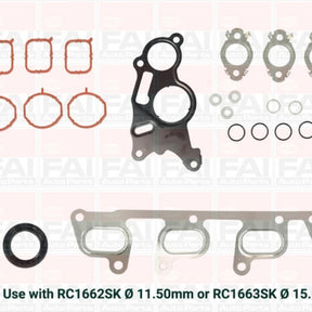Valve Regrind Set VOLKSWAGEN CAYB CAYC CAYD HS1662NH - FAI