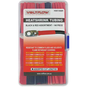 Heatshrink Tubing 140 Pieces Black And Red - Voltflow