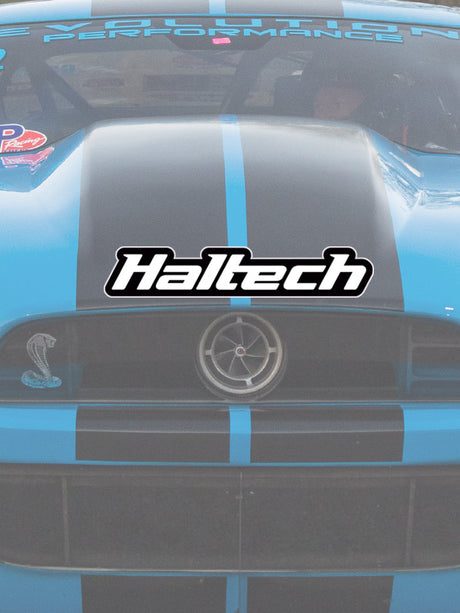 Logo Sticker Black And White HT300113 - Haltech