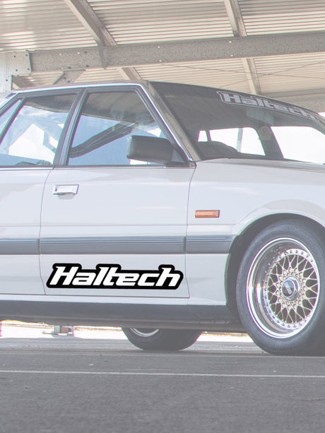 Logo Sticker Black And White HT300113 - Haltech