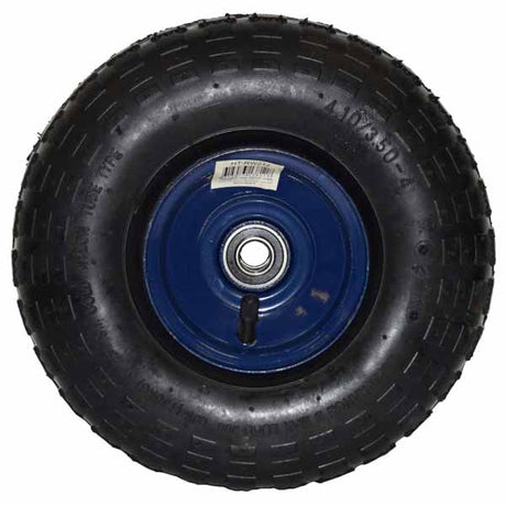 Hand Trolley Spare Wheel & Tyre Only 250kg 10" x 3.5" x 16mm Shaft - Tool King | Universal Auto Spares