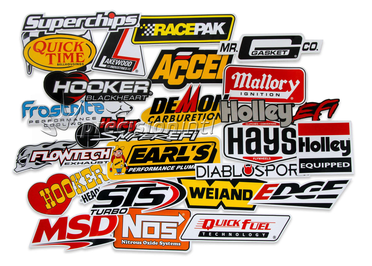 GO Fast Sticker Pack 24X Vinyl Decals HY36462 - Holley - Stickers & Decals - Holley