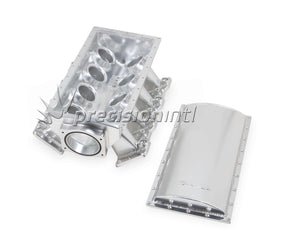 Sniper EFI Fabricated Intake Manifold GM LS3 Silver HY838231 - Holley - Inlet & Intake Manifolds - Holley