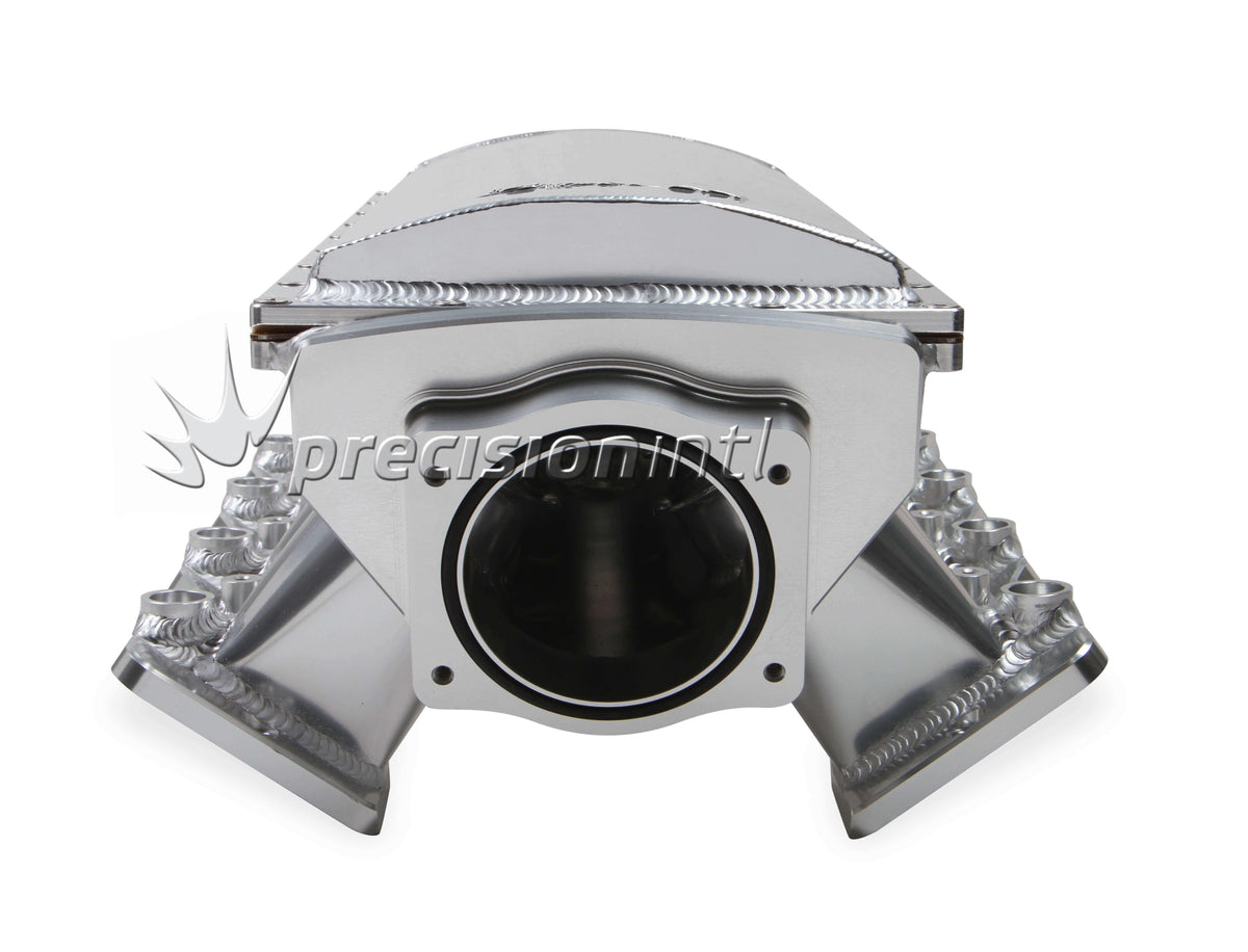 Sniper EFI Fabricated Intake Manifold GM LS3 Silver HY838231 - Holley - Inlet & Intake Manifolds - Holley