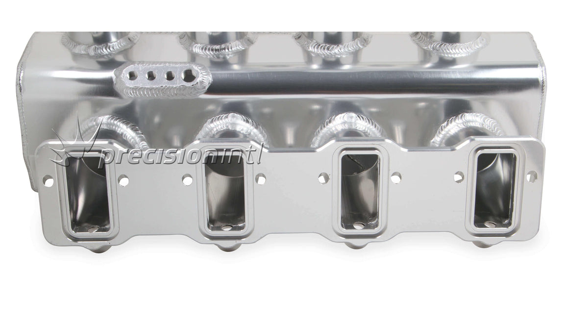 Sniper EFI Fabricated Intake Manifold GM LS3 Silver HY838231 - Holley - Inlet & Intake Manifolds - Holley