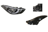 Headlight (RHS) Hyundai Elantra MD3 2013 - 2015 HYLT - HEL - 31R - Sterling Parts - Headlight Assemblies - Sterling Parts