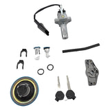 ABS Ignition Fuel Cover Lock Set Fit For Honda GLH125SH CB125E IBA-HD001 - Machter