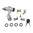 Ignition Barrel Switch Door Locks 2 Key Barn Set Silver Fit For Nissan Patrol GQ Y60 1988-1998 IBA-NS003 - Machter