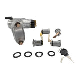 Ignition Barrel Switch Door Locks 2 Key Barn Set Silver Fit For Nissan Patrol GQ Y60 1988-1998 IBA-NS003 - Machter
