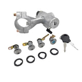 Ignition Barrel Switch Door Locks 2 Key Barn Set Silver Fit For Nissan Patrol GQ Y60 1988-1998 IBA-NS003 - Machter