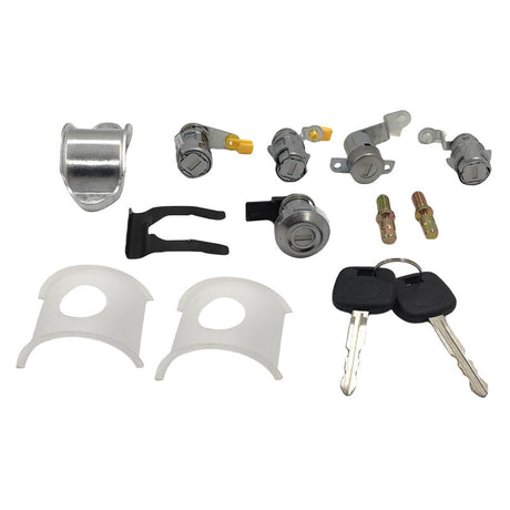 Ignition Barrel Lock & Door Locks Set Fit For Toyota Hiace 100 Series LH103 LH125 RZH103 RZH112 1996-2004 IBA-TA006 - Machter
