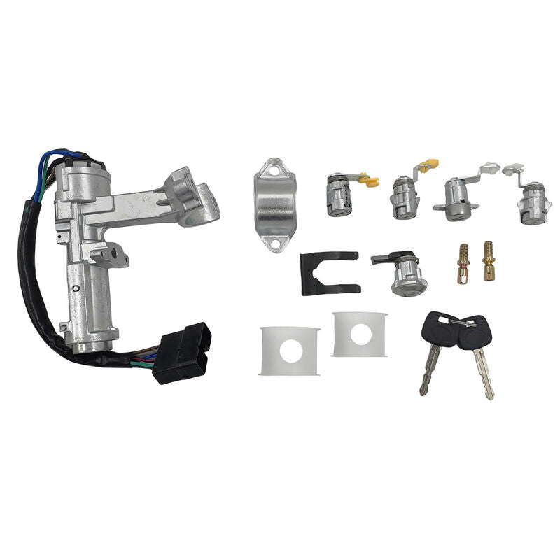 Ignition Barrel Lock & Door Locks Set Fit For Toyota Hiace 100 Series LH103 LH125 RZH103 RZH112 1996-2004 IBA-TA006 - Machter