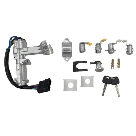 Ignition Barrel Lock & Door Locks Set Fit For Toyota Hiace 100 Series LH103 LH125 RZH103 RZH112 1996-2004 IBA-TA006 - Machter