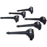 6 Pcs Ignition Coil Fit For Mitsubishi 380 DB 6G75 3.8L 2005-2008 22448-ED800 IC-MB001-6PCS - Machter