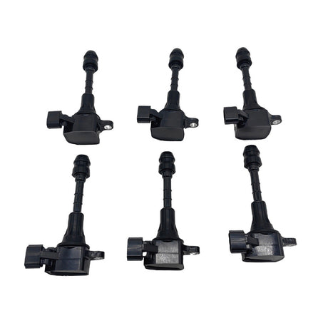 6Pieces Ignition Coil Fit For Nissan Elgrand E50 E51 E52 Maxima J31 Murano Z50 Navara D40 Pathfinder R51 Skyline V35 Teana J31 2000-ON 22448-AL61C - Machter